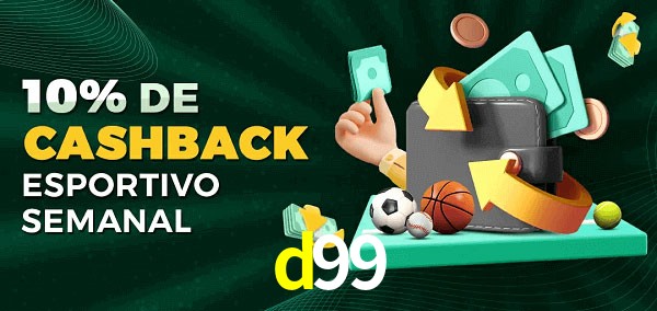 10% de bônus de cashback na d99